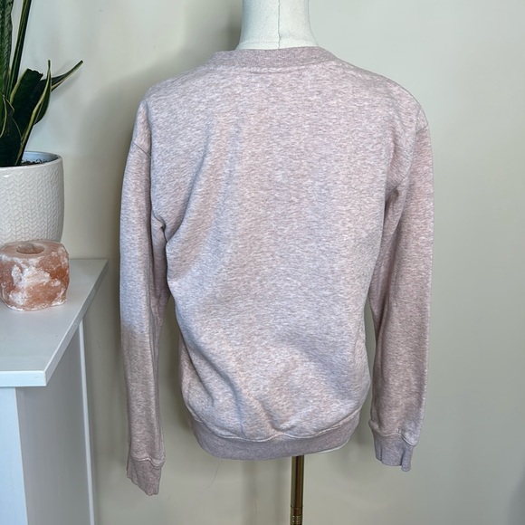 H&M heathered pink sweatshirt x-small - Picture 3 of 6